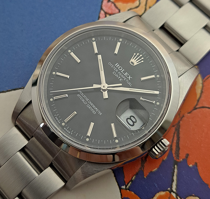 1996 Rolex Oyster Perpetual Date Midsize Wristwatch Ref. 15200